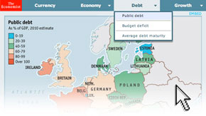  点击我们的互动向导看看欧洲的经济困境